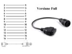 Cablu adaptor 14 pini la OBD II pentru Mercedes Sprinter si Vw LT Full - imagine 4