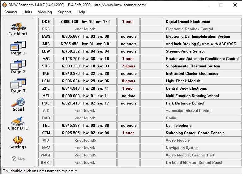 Interfata diagnoza si codari BMW Scanner 1.4 - imagine 5
